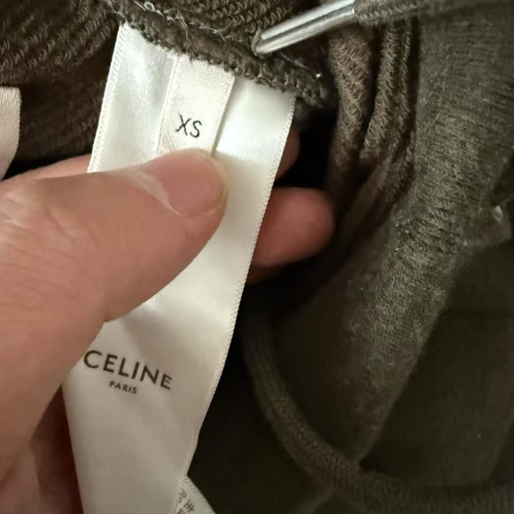 š©steal authentic Celine Dark Green Sweatpants & Hoodie Set - Picture 5 of 8